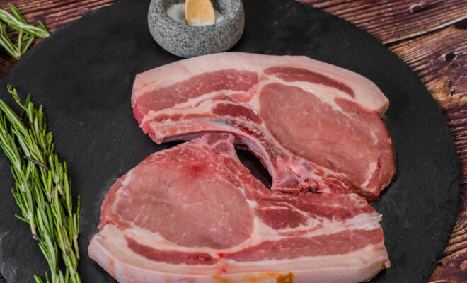 7 Day Aged Pork Chops 250g+ (pack of 2)