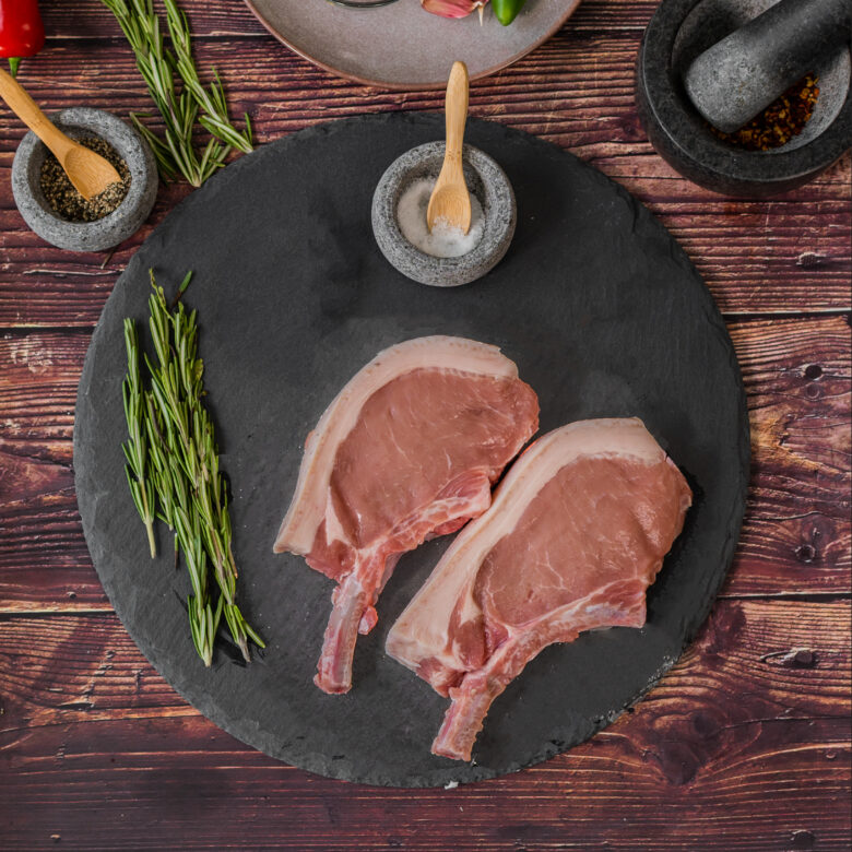 7 Day Aged Pork Cutlets 250g+ (pack of 2)