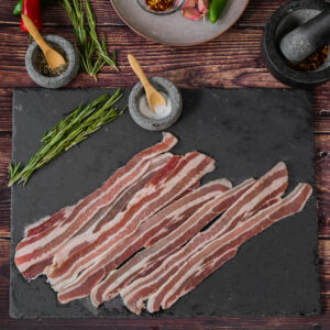 Unsmoked Dry Cure Streaky Bacon 240g