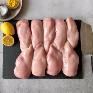 2.5kg Large Norfolk Chicken Breasts Skinless / Boneless (approx 8-9 breasts)